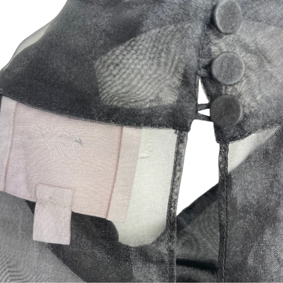 Cinq A Sept Frances Sheer Overlay Mini Dress Size 4 - Picture 8 of 10